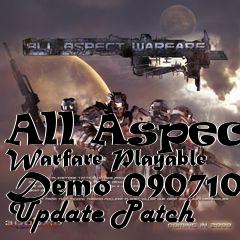 Box art for All Aspect Warfare Playable Demo 090710 Update Patch