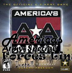 Box art for Americas Army: Special Forces Linux Full Install