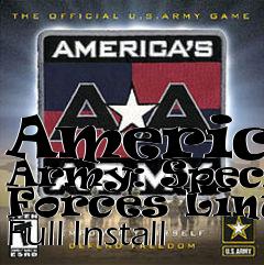 Box art for Americas Army: Special Forces Linux Full Install