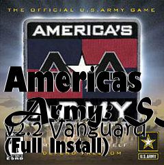 Box art for Americas Army: SF v2.2 Vanguard (Full Install)