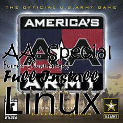Box art for AA: Special Forces (Downrange) Full Install Linux