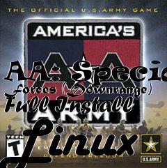 Box art for AA: Special Forces (Downrange) Full Install Linux