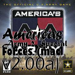 Box art for Americas Army 2 Special Forces (mac v2.00a)