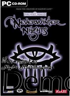 Box art for Neverwinter Nights Multilanguage Demo