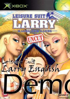 Box art for Leisure Suit Larry English Demo