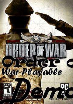 Box art for Order of War Playable Demo