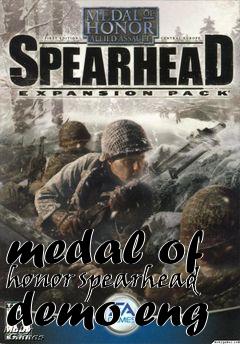 Box art for medal of honor spearhead demo eng