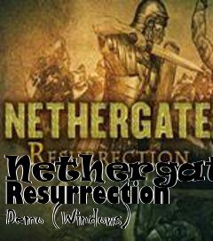Box art for Nethergate: Resurrection Demo (Windows)