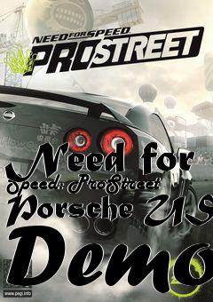 Box art for Need for Speed: ProStreet Porsche US Demo