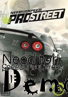 Box art for Need for Speed ProStreet Demo