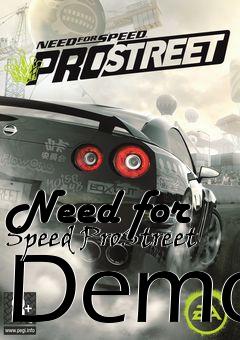 Box art for Need for Speed ProStreet Demo