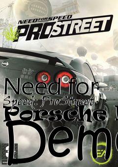 Box art for Need for Speed: ProStreet Porsche EU Demo