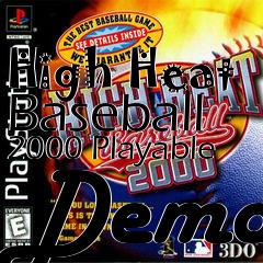 Box art for High Heat Baseball 2000 Playable Demo