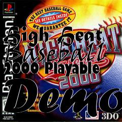 Box art for High Heat Baseball 2000 Playable Demo