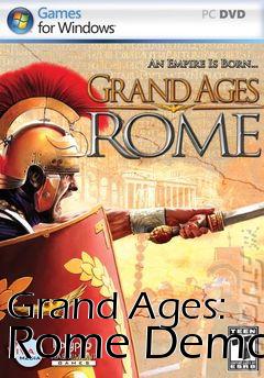 Box art for Grand Ages: Rome Demo