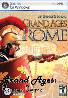 Box art for Grand Ages: Rome Demo