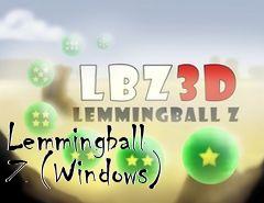 Box art for Lemmingball Z (Windows)