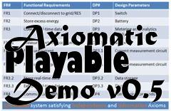 Box art for Axiomatic Playable Demo v0.5