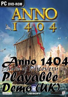 Box art for Anno 1404 Dawn of Discovery Playable Demo (UK)