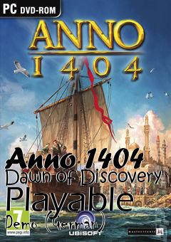 Box art for Anno 1404 Dawn of Discovery Playable Demo (German)
