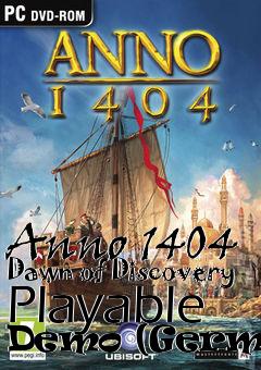 Box art for Anno 1404 Dawn of Discovery Playable Demo (German)