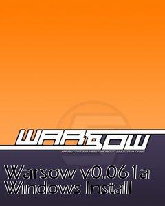 Box art for Warsow v0.061a Windows Install