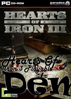 Box art for Hearts Of Iron 3 Playable Demo