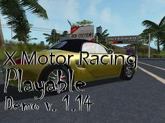 Box art for X Motor Racing Playable Demo v. 1.14