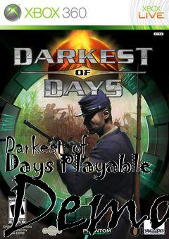 Box art for Darkest of Days Playable Demo