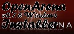 Box art for OpenArena v0.7.6 Windows Installer