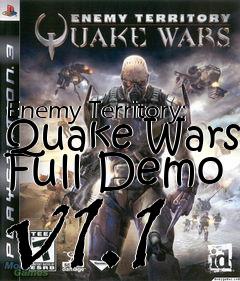 Box art for Enemy Territory: Quake Wars Full Demo v1.1