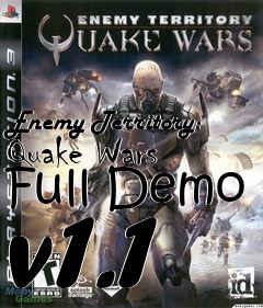 Box art for Enemy Territory: Quake Wars Full Demo v1.1