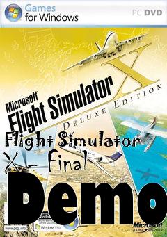 Box art for Flight Simulator X - Final Demo