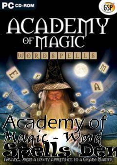 Box art for Academy of Magic - Word Spells Demo
