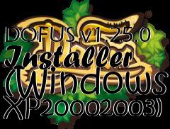 Box art for DOFUS v1.25.0 Installer (Windows XP20002003)