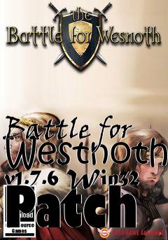 Box art for Battle for Westnoth v1.7.6 Win32 Patch