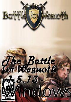 Box art for The Battle for Wesnoth v1.5.13 - Windows