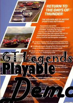 Box art for GT Legends Playable Demo