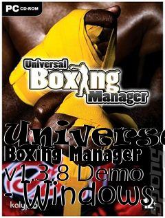 Box art for Universal Boxing Manager v1.3.8 Demo - Windows