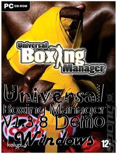 Box art for Universal Boxing Manager v1.3.8 Demo - Windows