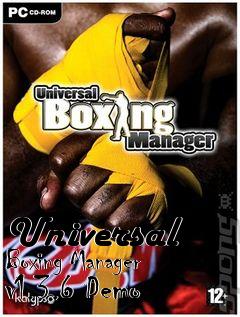Box art for Universal Boxing Manager v1.3.6 Demo