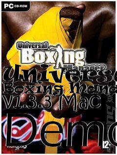 Box art for Universal Boxing Manager v1.3.3 Mac Demo