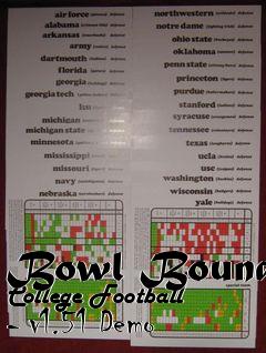 Box art for Bowl Bound College Football - v1.51 Demo