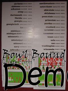 Box art for Bowl Bound College Football Demo