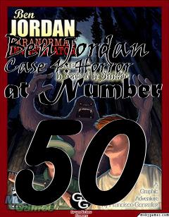 Box art for Ben Jordan Case 4: Horror at Number 50