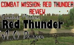 Box art for Combat Mission: Red Thunder v1.0 Demo
