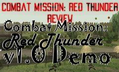 Box art for Combat Mission: Red Thunder v1.0 Demo