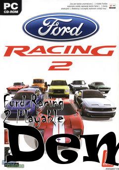 Box art for Ford Racing 2 Playable Demo