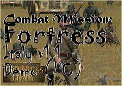 Box art for Combat Mission: Fortress Italy v1.1 Demo (PC)