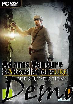 Box art for Adams Venture 3: Revelations Demo